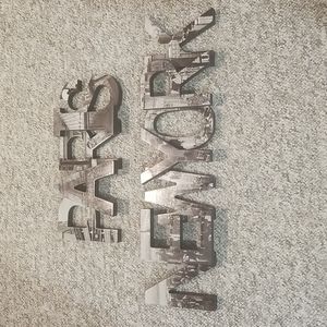 Paris and New York Wall Signs
